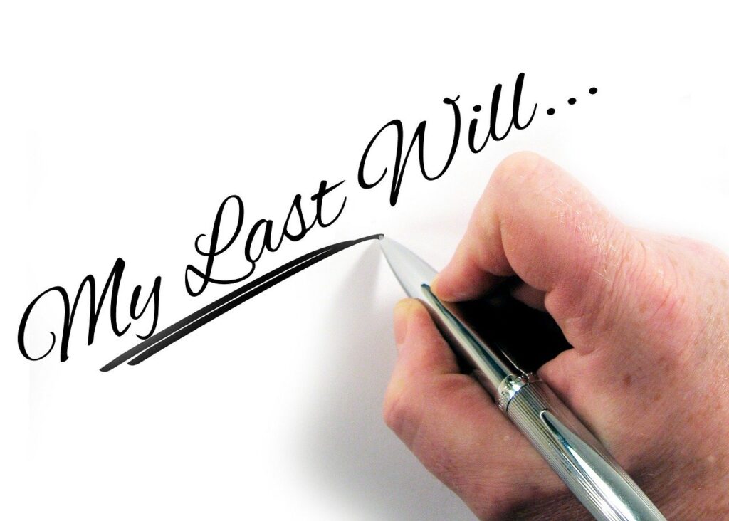 my last will