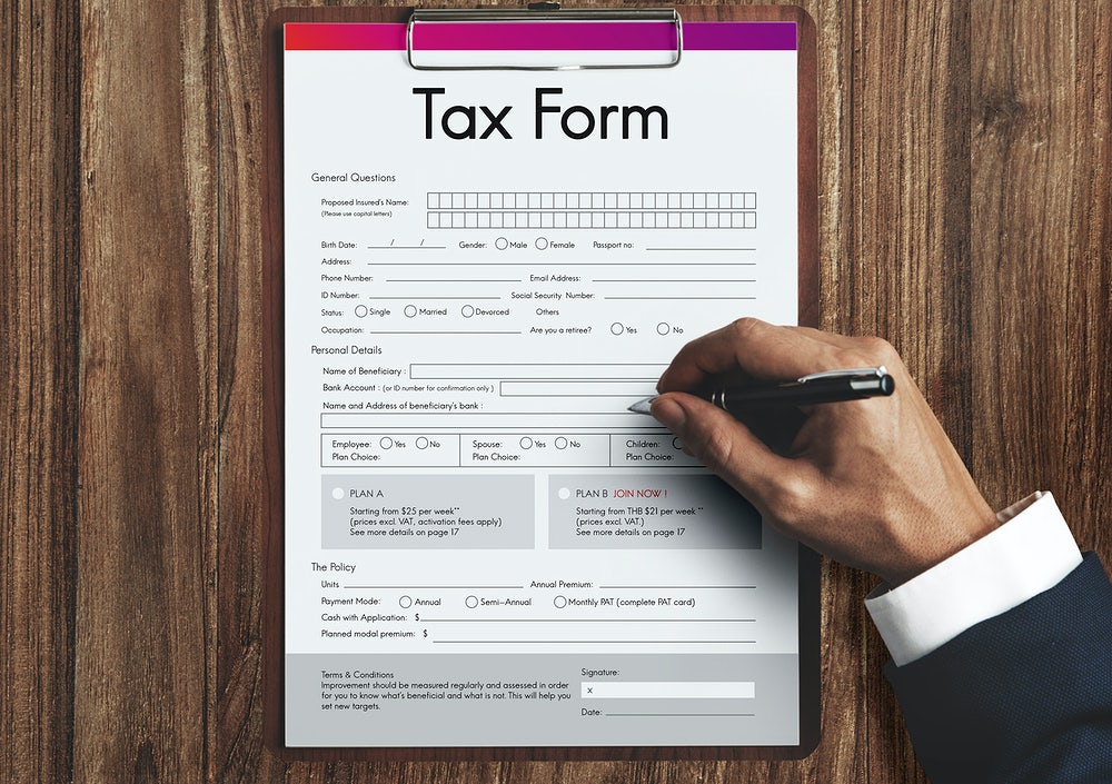 tax form image