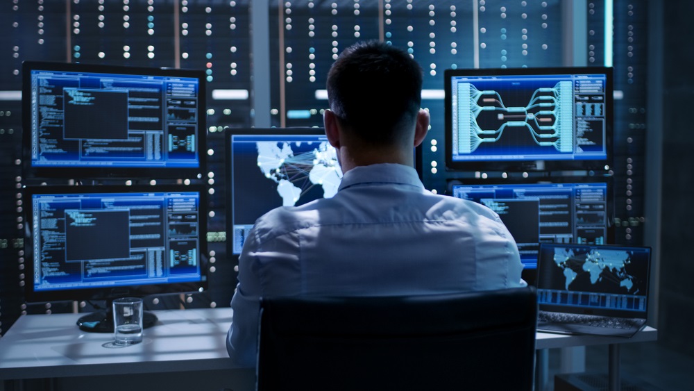 System Security Specialist Working at System Control Center